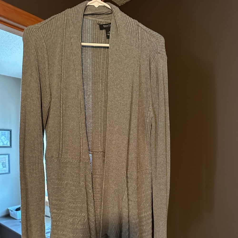 White House Black Market Beige Sweater